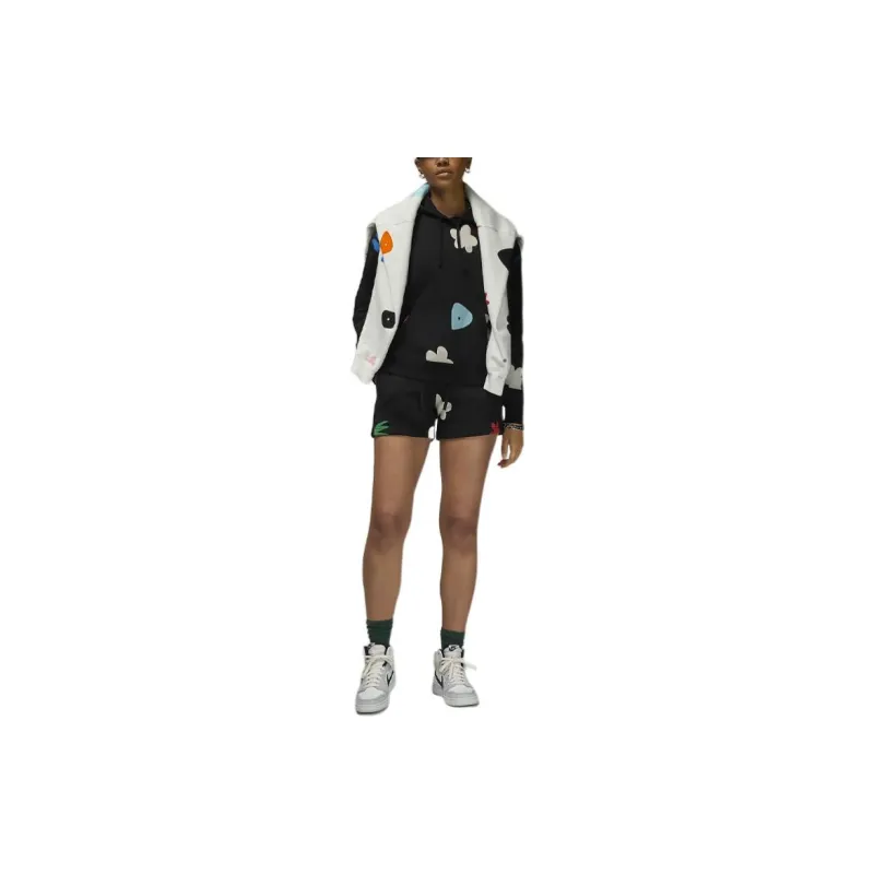 Jordan FLIGHT ARTIST Casual Shorts Women's Black-3