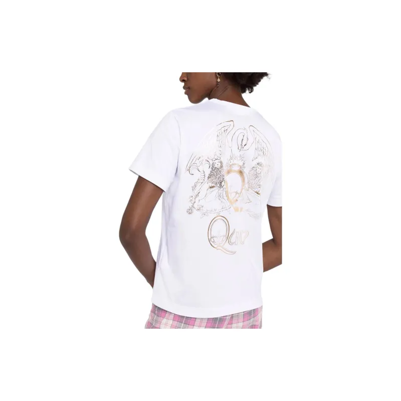 JUNYA WATANABE Graphic print Round neck T shirt-3
