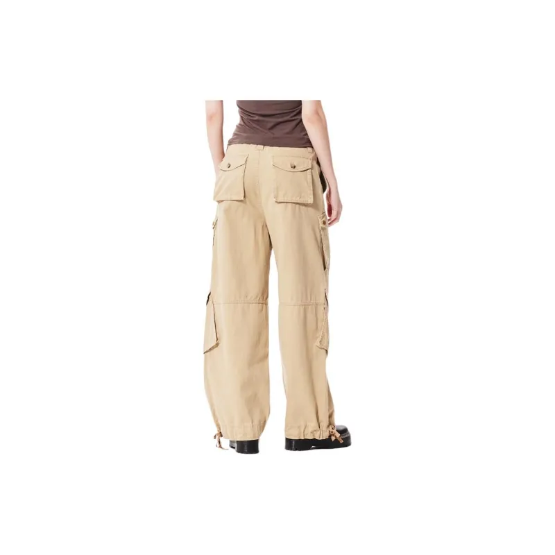 Ed Hardy FW24 Cargo Pants Women's Camel-3