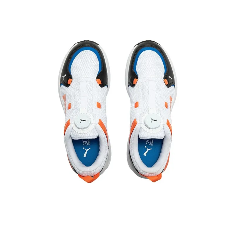 PUMA Twitch Runner Cushioning Wear-Resistant Low-Top Kids' Running Shoes White Teenagers-3