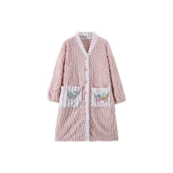 Qiao Ni Tong Pajama Robe Women's Cameo Brown