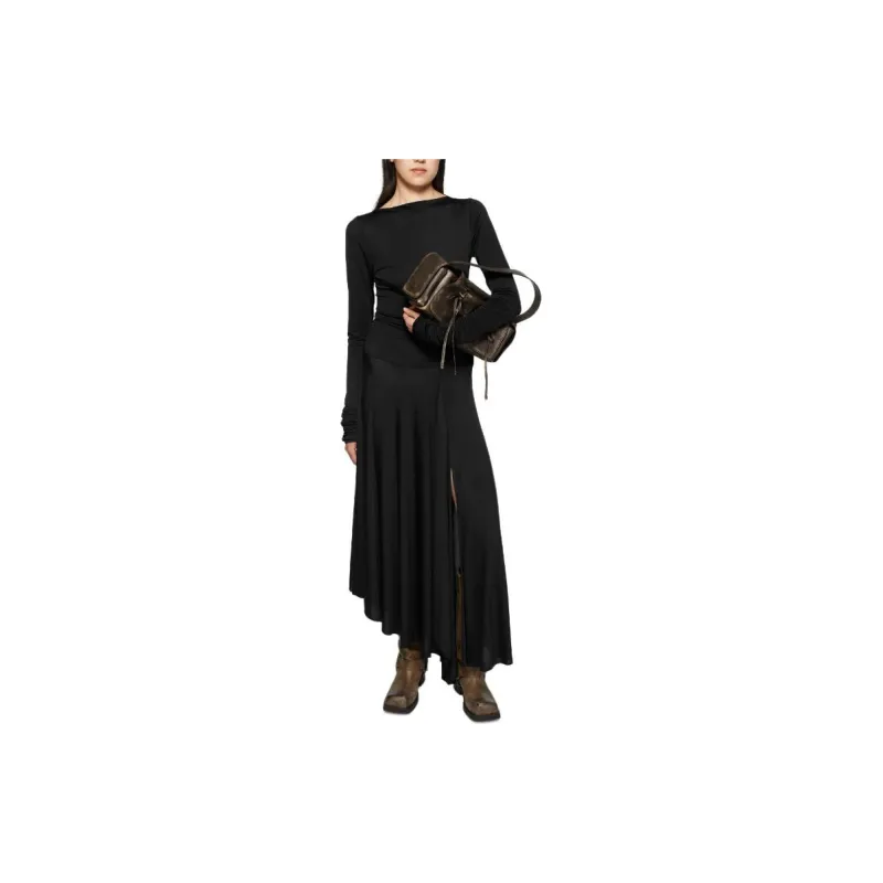 Acne Studios Long Sleeve Dress Black-1
