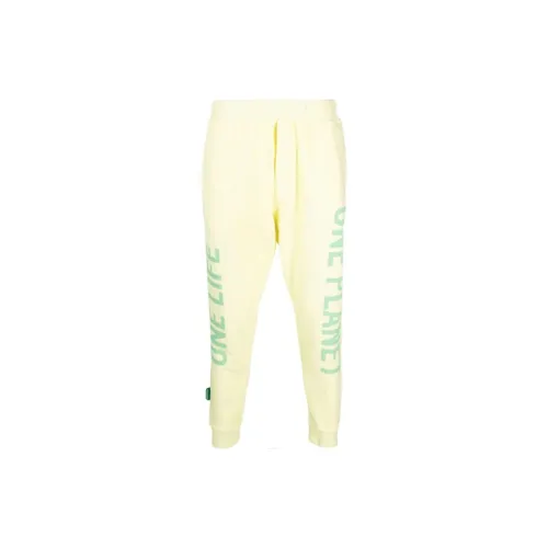 DSQUARED 2 Knitted Sweatpants Men Lemon