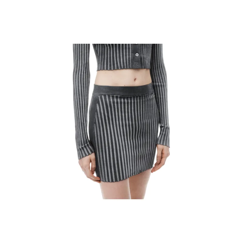 Alexander Wang Ribbed knit Mini skirt-5