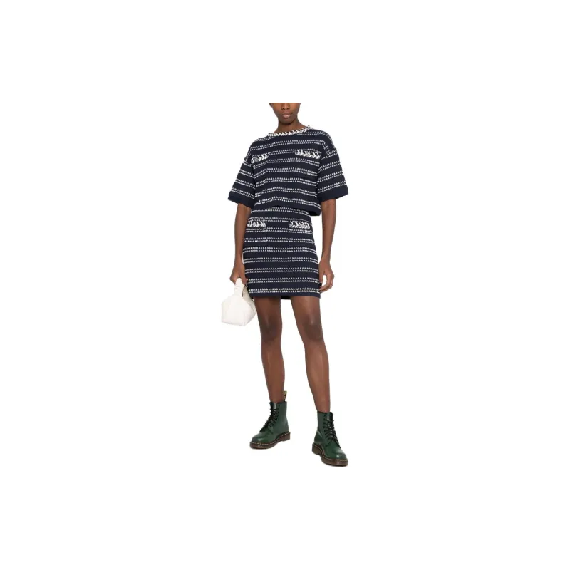 PINKO Casual Short Skirts Women's Blue-1
