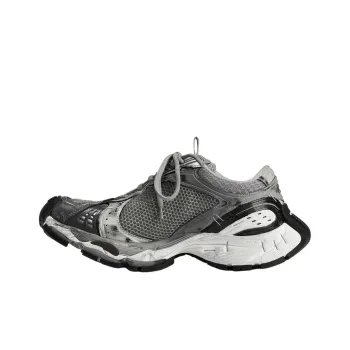 Balenciaga Stapler Panelled Lace Up Sneakers Women's