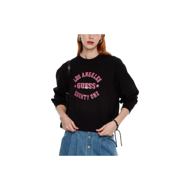 GUESS Sweatshirt Women's Graphite Black-3
