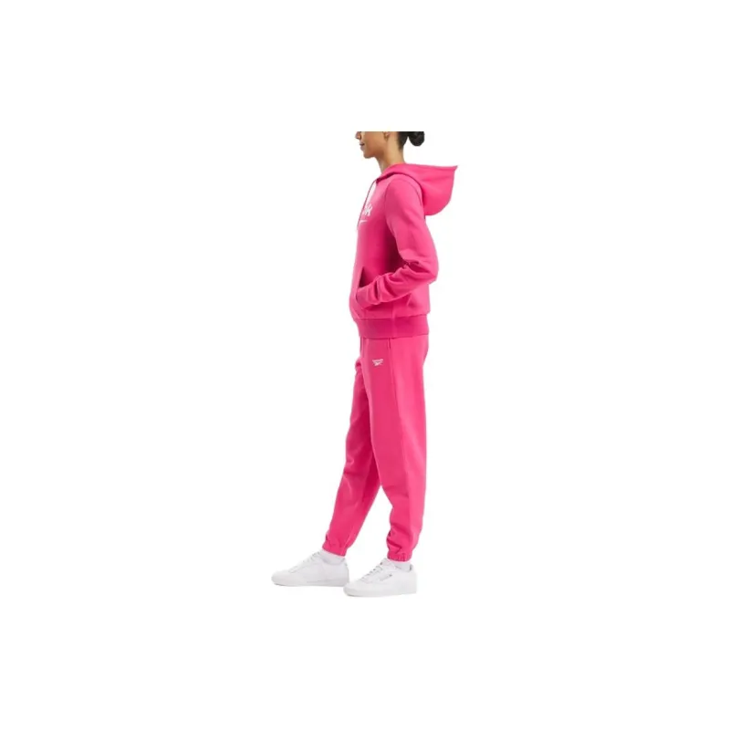 Reebok Identity Big Logo Fleece Sweatshirt Women's Bold Pink-4
