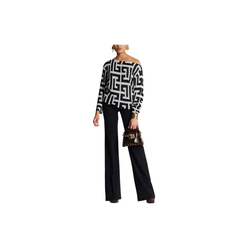 BALMAIN FW23 Knitwear Women's Black-2
