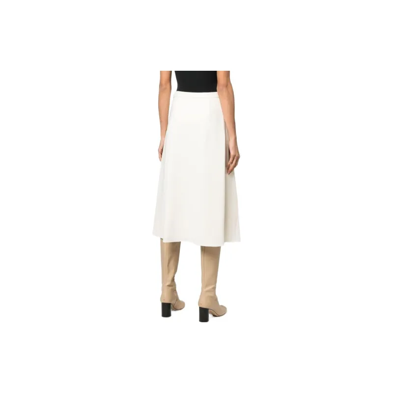 THEORY Casual Long Skirts Women's White-2