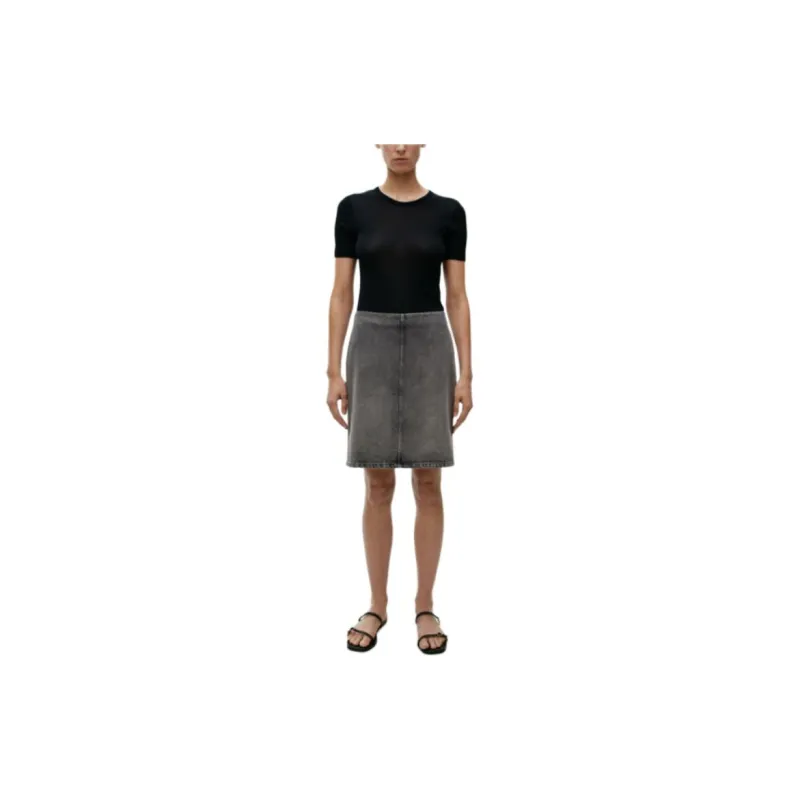 ARKET Denim Short Skirts Women's Washed Gray-1