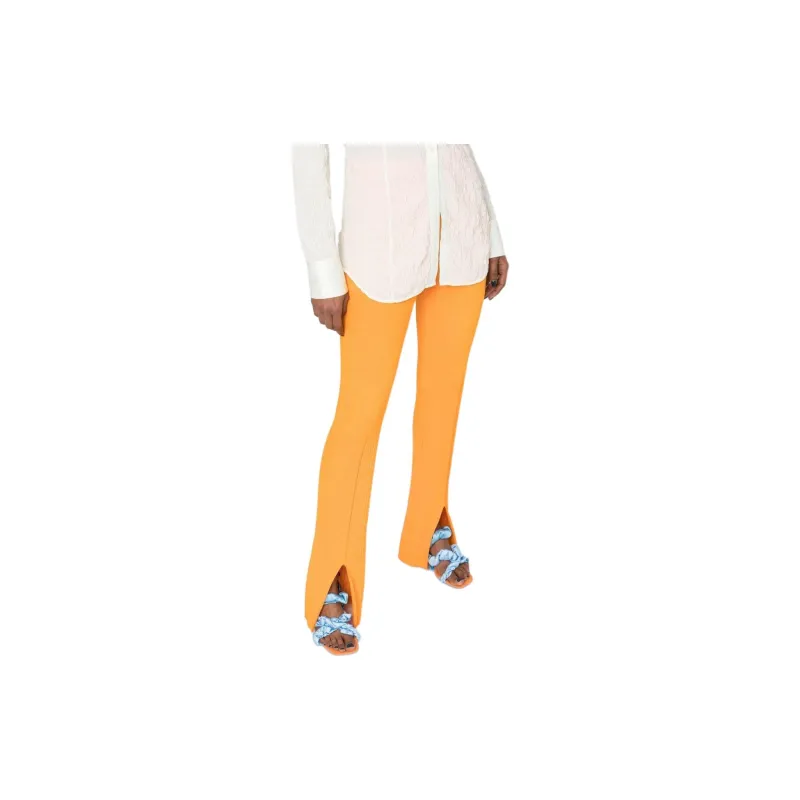 NANUSHKA Slit Cuff Ribbed Trousers-1