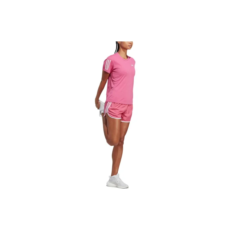 Adidas T Shirts Women's Old Fuchsia-3
