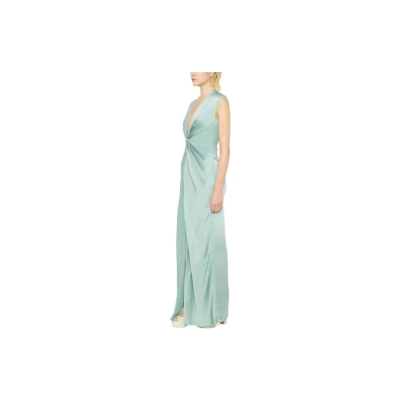 MaxMara Satin finish Maxi Dress-3