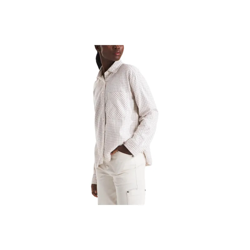 THE NORTH FACE Arroyo Shirt Women's White Sand Dune Mesh-3