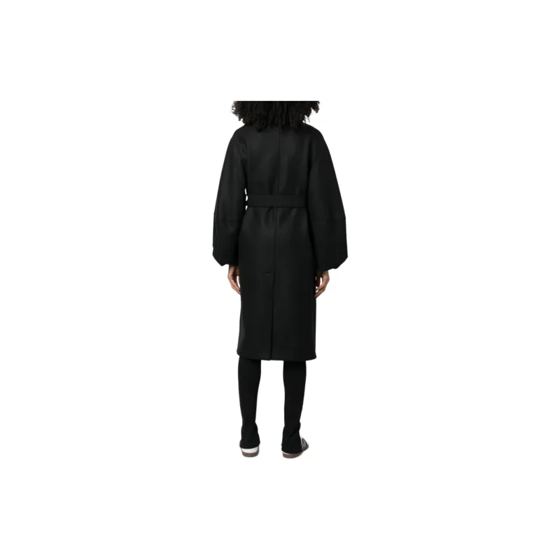 HARRIS WHARF LONDON Tied-waist Virgin-wool Coat-2