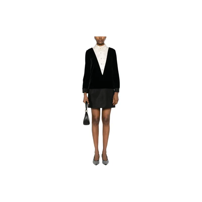 GUCCI Long-Sleeved Dresses Women's Black-1