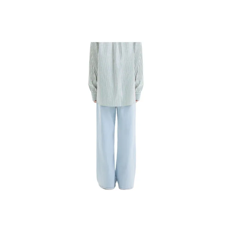 FRAME Le Palazzo Mid rise Wide leg Jeans-4