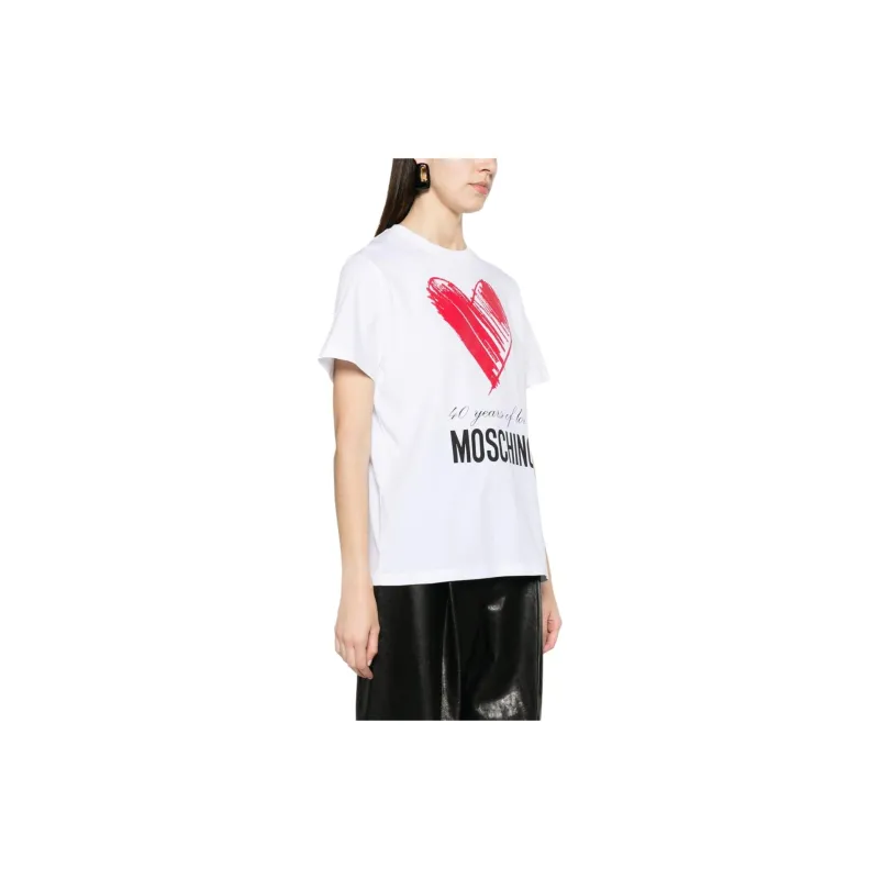 MOSCHINO 40 Years Of Love Crewneck T-Shirt-2