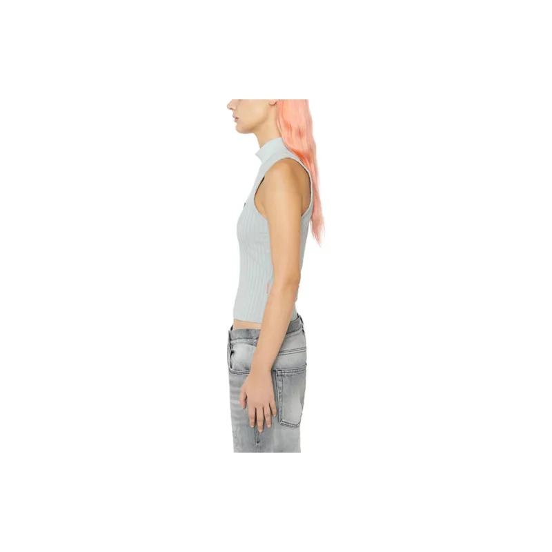 DIESEL Tank Tops Women's Blue-4