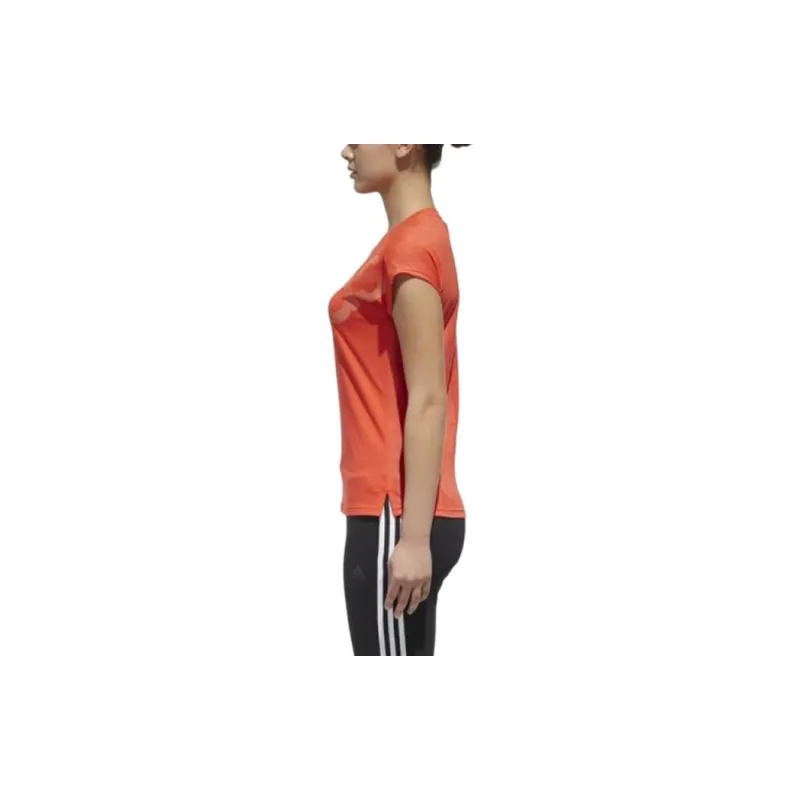 Adidas T Shirts Women's Red-4
