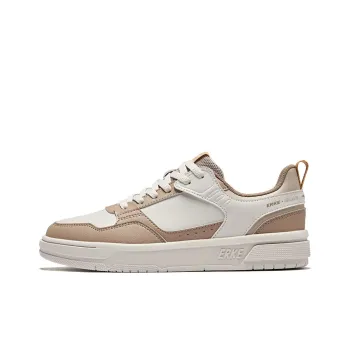 Erke Pioneer Anti Slip Wear Resistant Low Top Skateboard Shoes Men's Pale Umber Gray