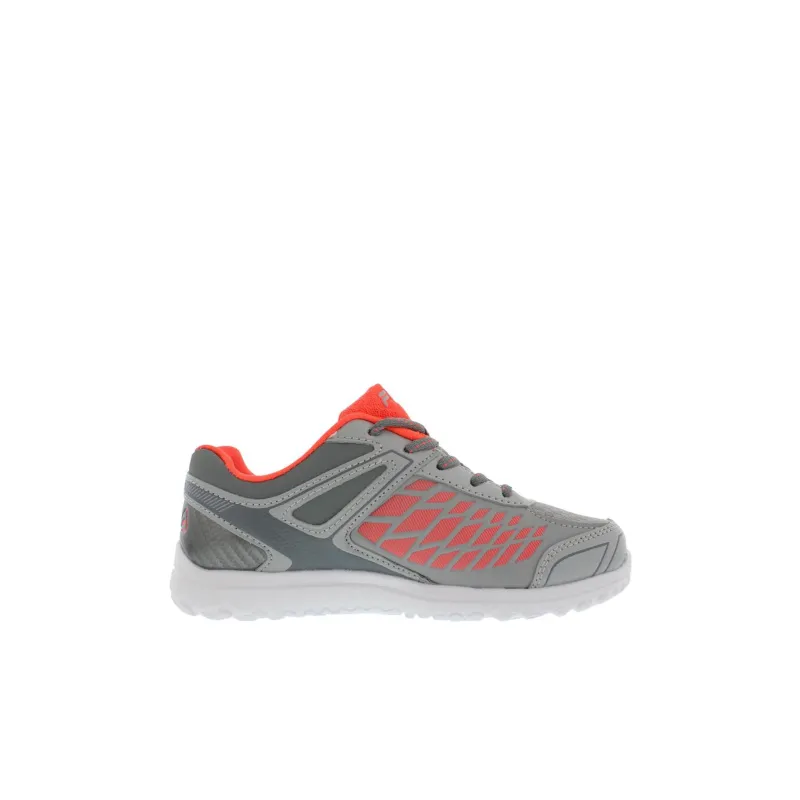FILA KIDS Lightning Strike Durable Breathable Low Top Running Shoes Gray Red Kids'-1