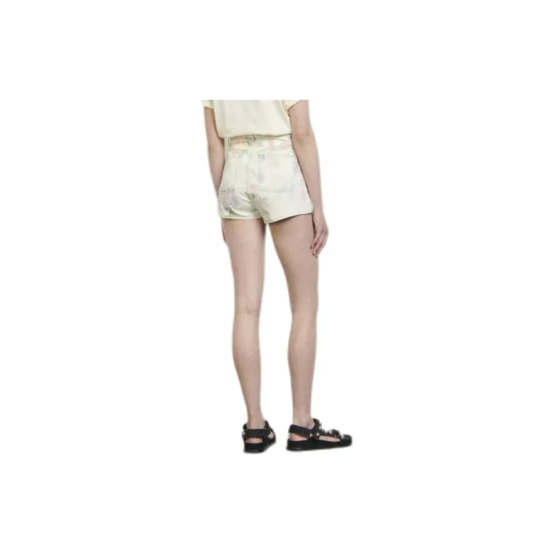 Sandro Denim Shorts Women's Multicolor-2