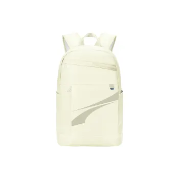 TURN UP Polyester Backpack Laptop Bag Regular Unisex Beige