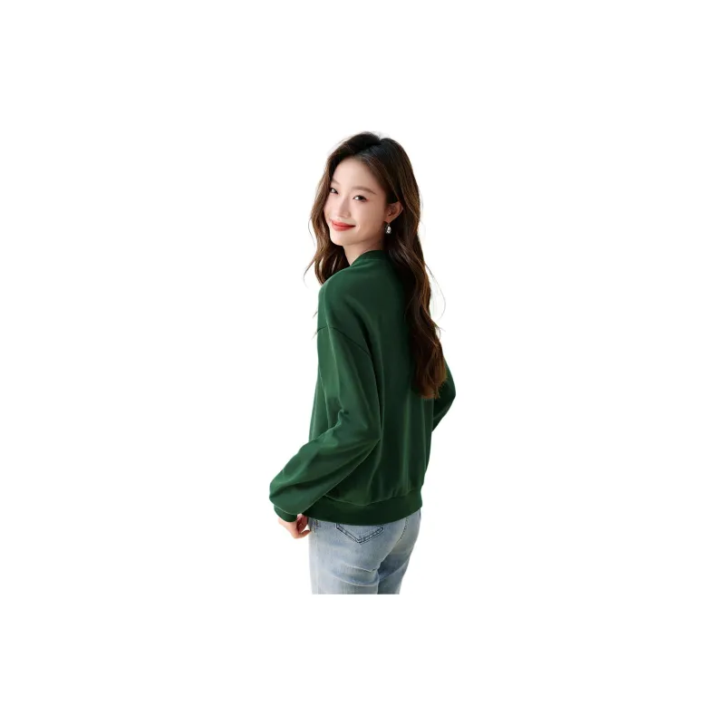 Mo Han Yi Mei Sweatshirt Women's Green-1