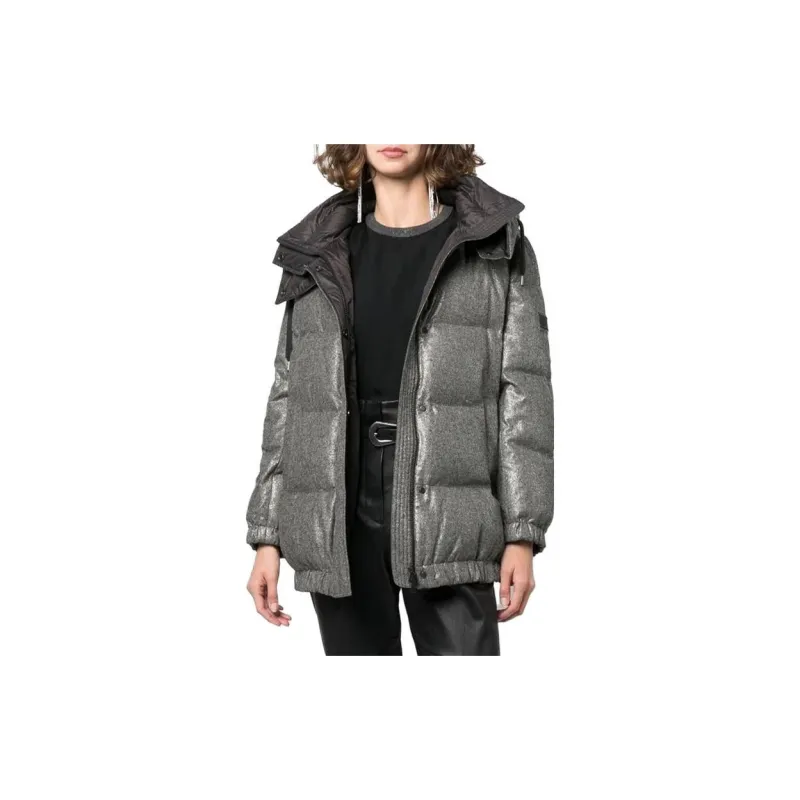 Brunello Cucinelli Down Jacket Women's Gray-1