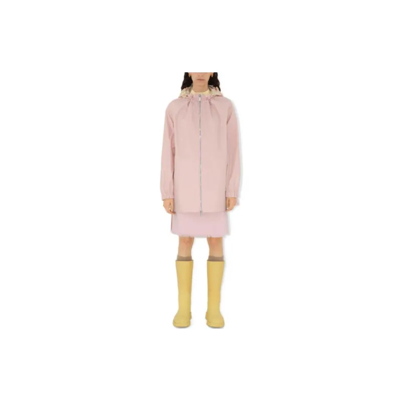 Burberry Vintage Check Hood Gabardine Coat-2
