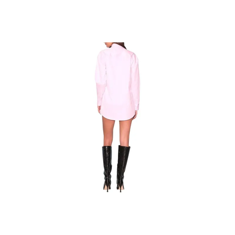 Fleur Du Mal Poplin Shirt Dress-2