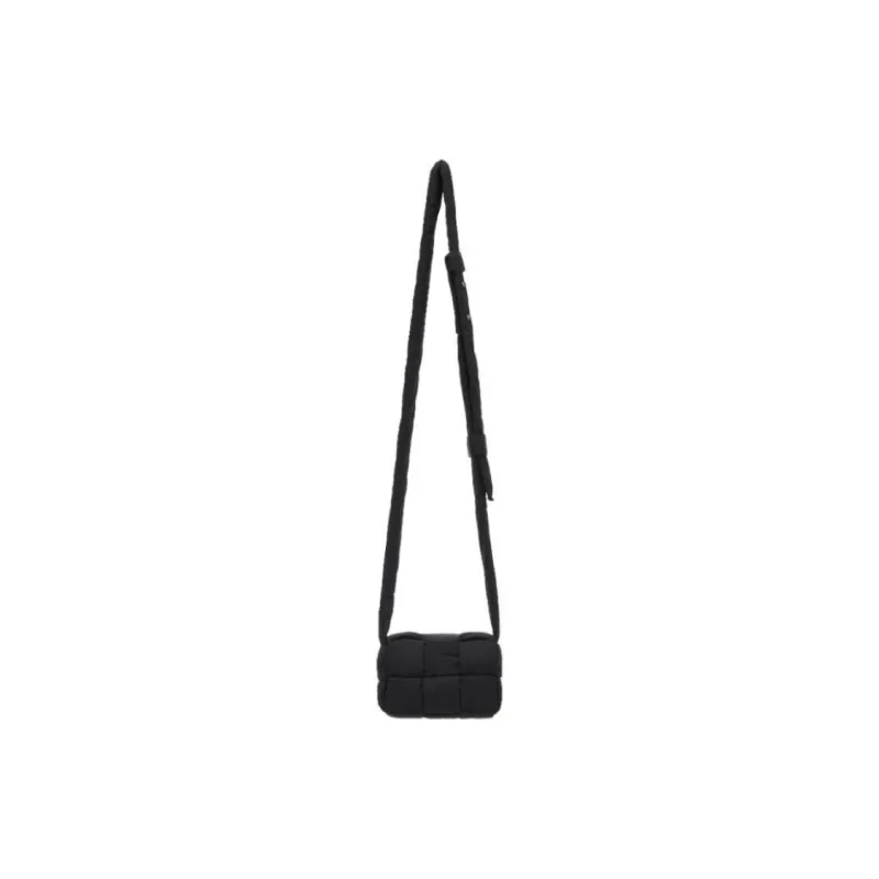 Bottega Veneta CASSETTE Polyamide Crossbody Bag, Shoulder Bag Mini Unisex Black-2