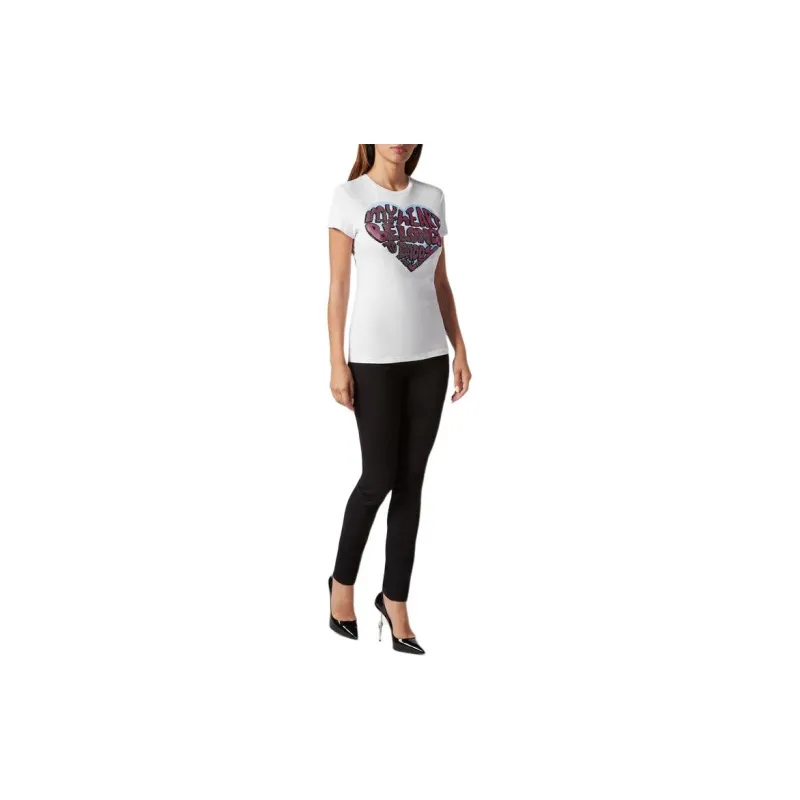 PHILIPP PLEIN Sexy Pure Crystals embellished T shirt-2