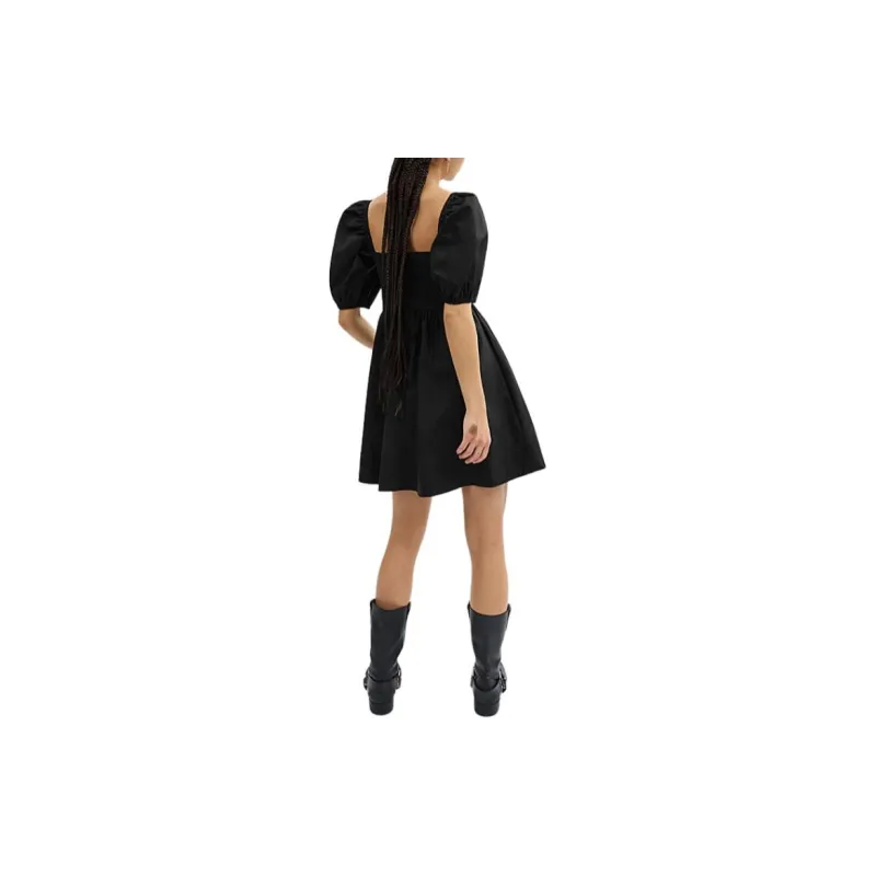 COACH SS24 Short Sleeved Dress Women's Black-2