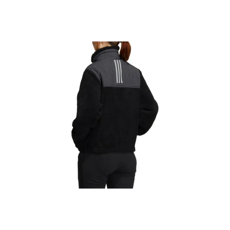 Adidas Velvet feel Coat Women's Black-2