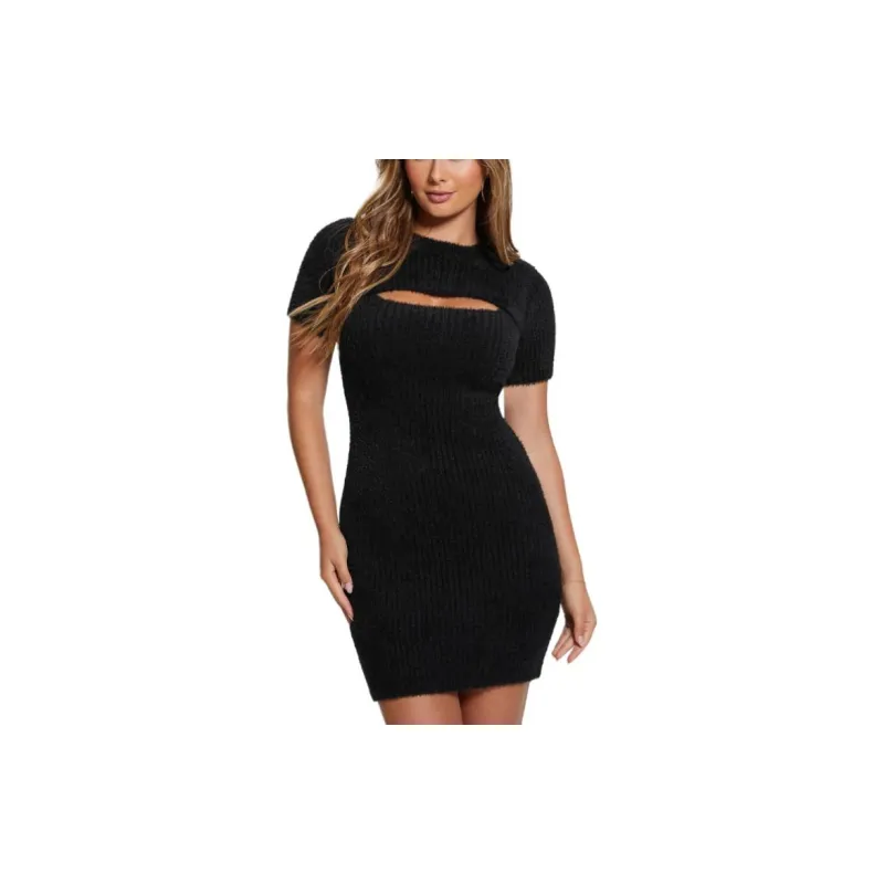 GUESS Long Sleeved Dress Women's Black-2
