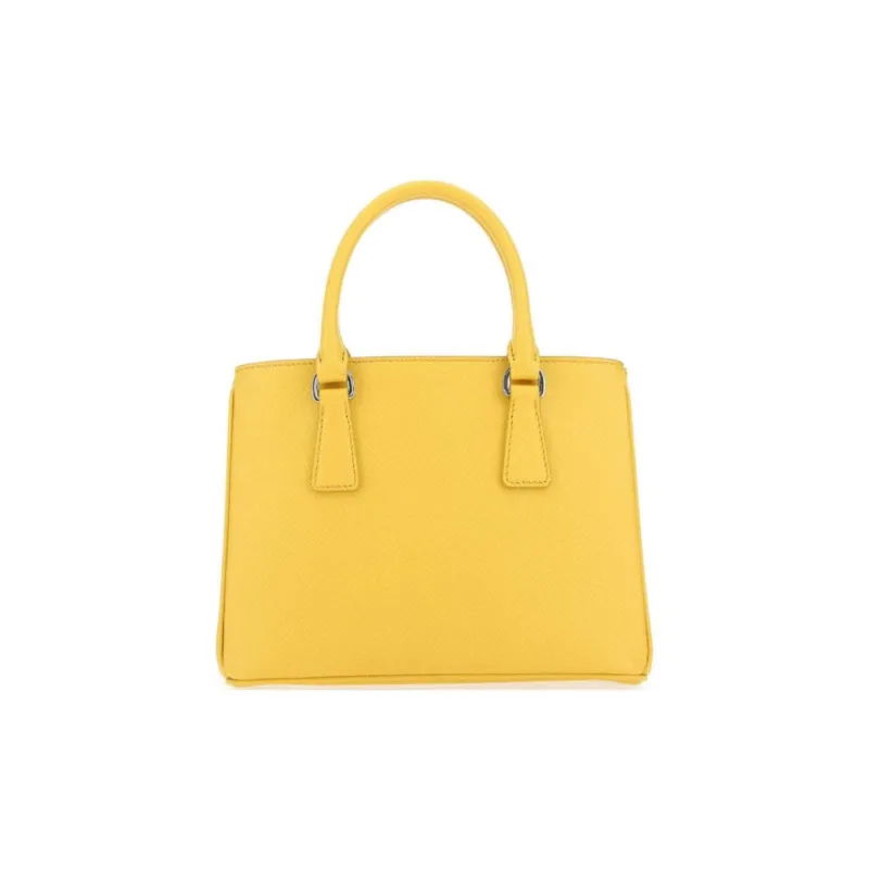 PRADA Galleria Killer Bag Saffiano Leather Assassin Bag Mini Women's Yellow-2