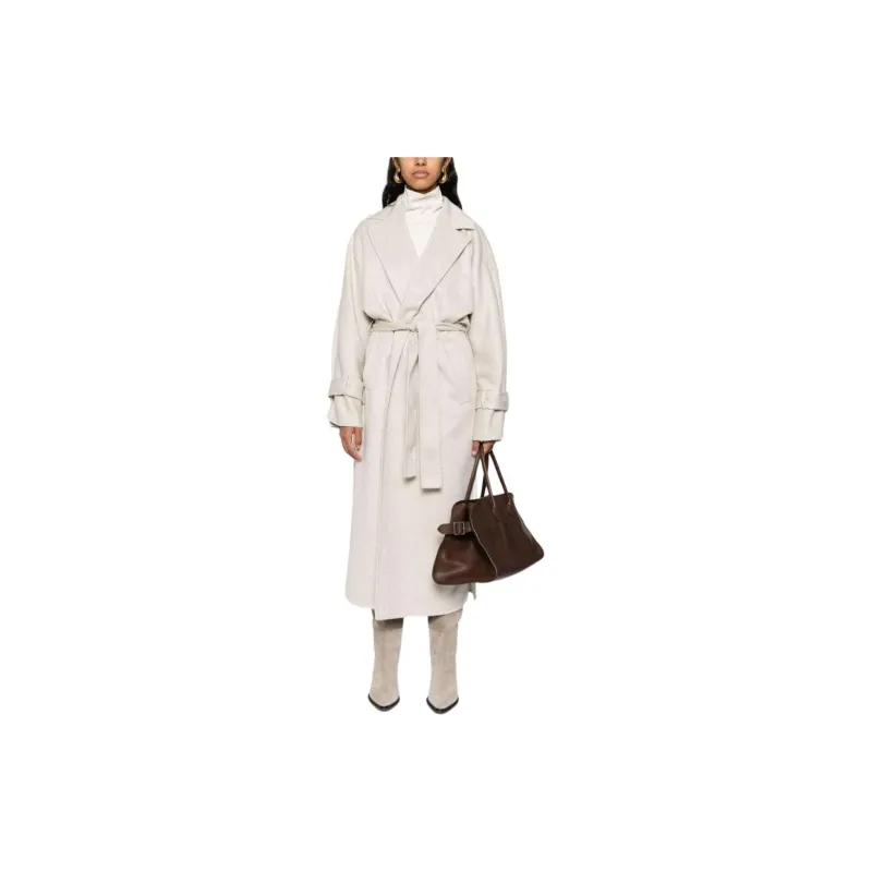 Brunello Cucinelli Monil Embellished Tied Waist Coat-1
