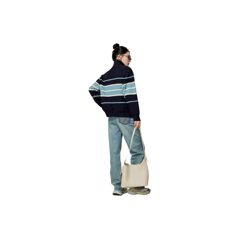 Weekly Knitwear Women's Navy Blue-2