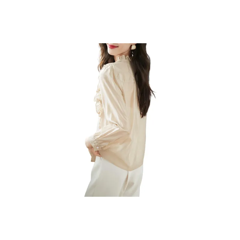 Mo Han Yi Mei Shirts Women's Champagne-1