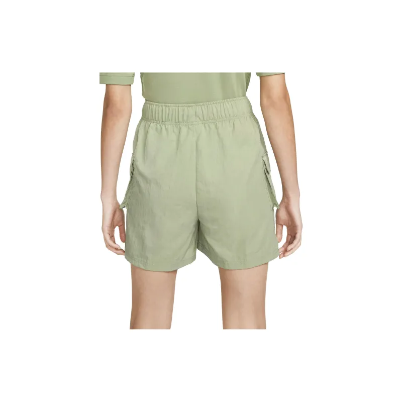 Nike Sportswear Essentials Series Casual Shorts Women's Oil Green-3