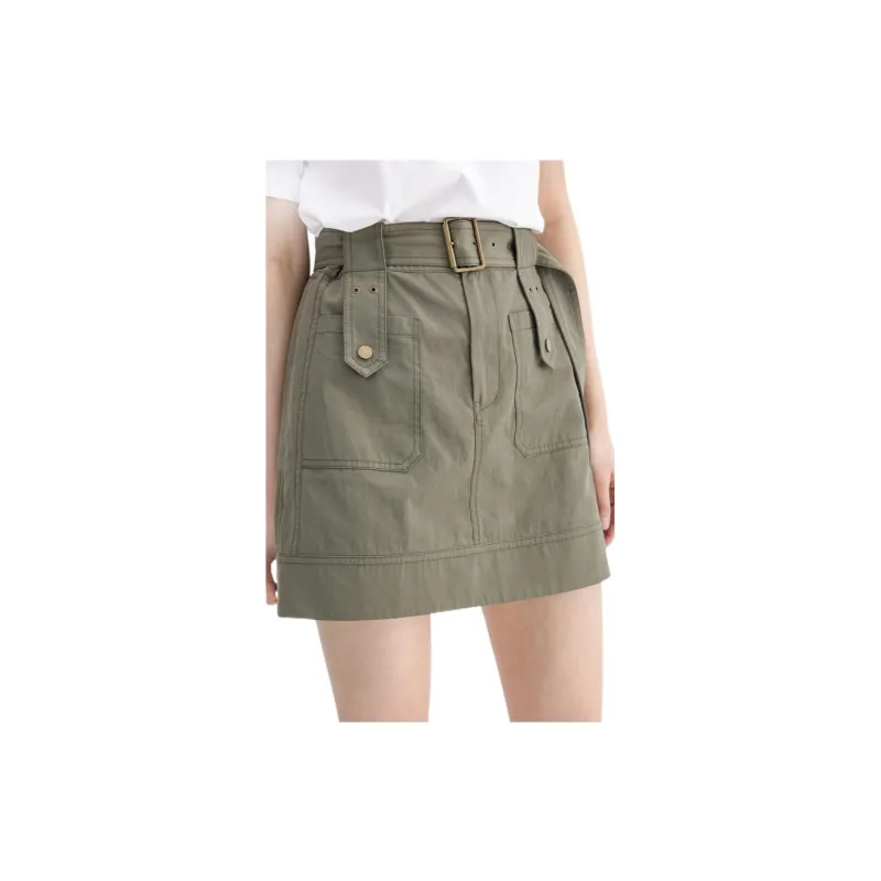 LOFT SHINE Skirt Women's Army Green-3