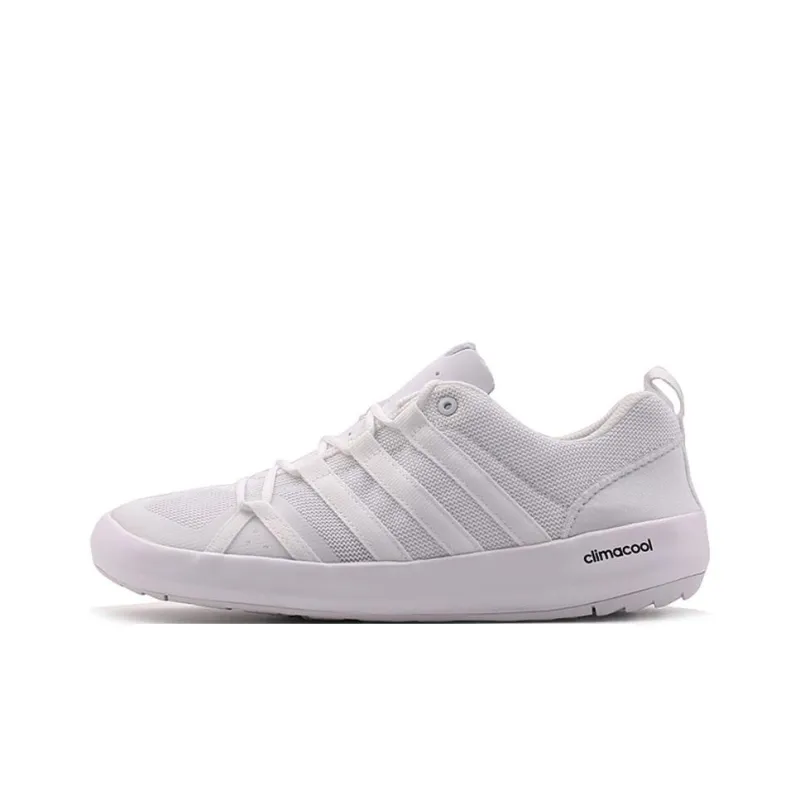 Adidas Terrex CC Anti-Slip Wear-Resistant Low-Top Outdoor Shoes Unisex White-0