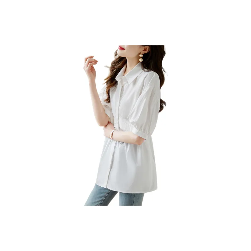 Still Quiet Shirt Women's White-3