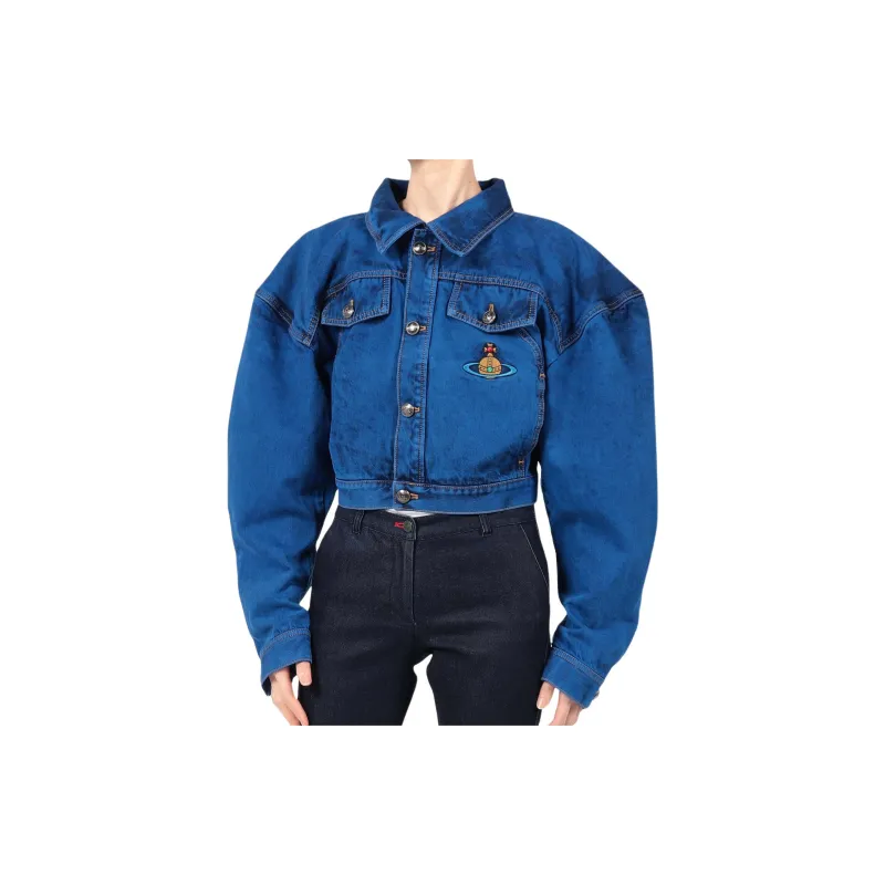 Vivienne Westwood Cropped Denim Boxer Jacket-1