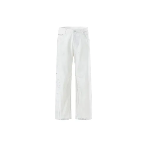 FORNINES Jeans Unisex White