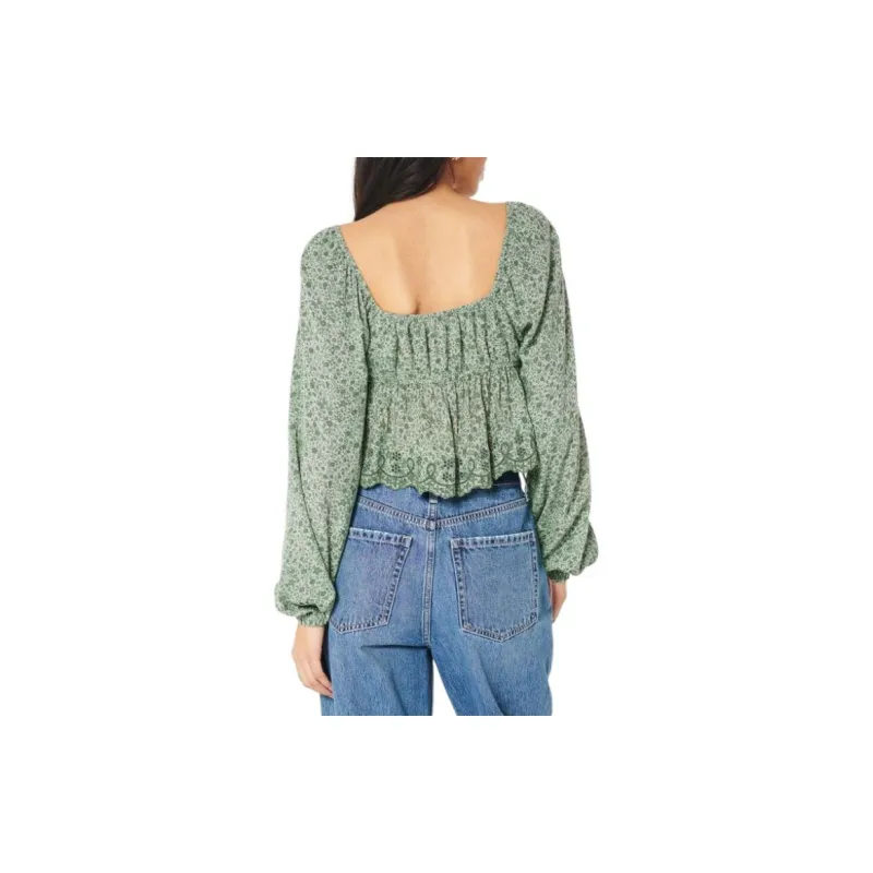 Hollister Shirt Women's Mint Green-2