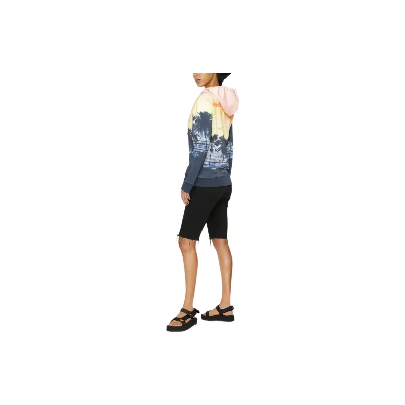 Paco Rabanne Sunset print Logo Hoodie-3
